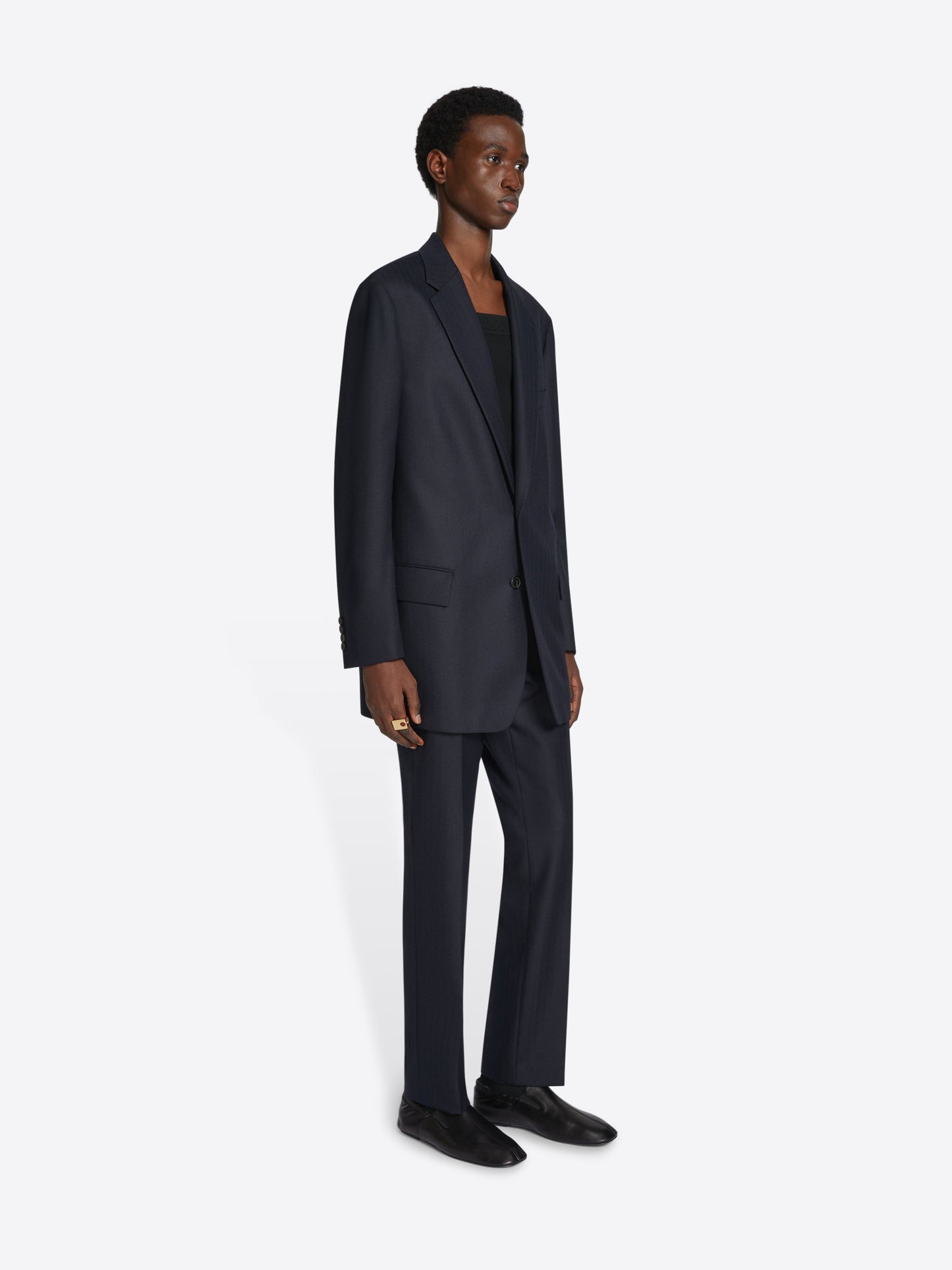 Wool Slim Fit Pants