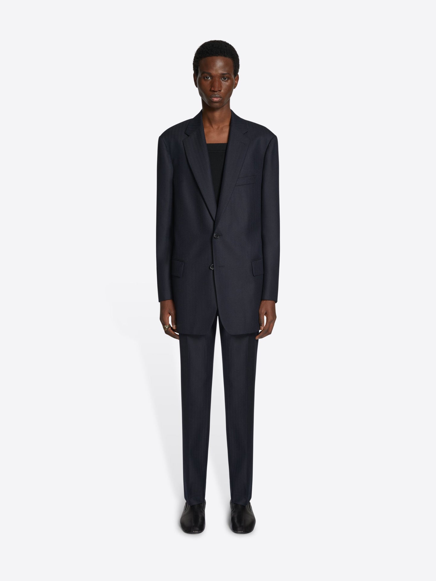 Wool Slim Fit Pants