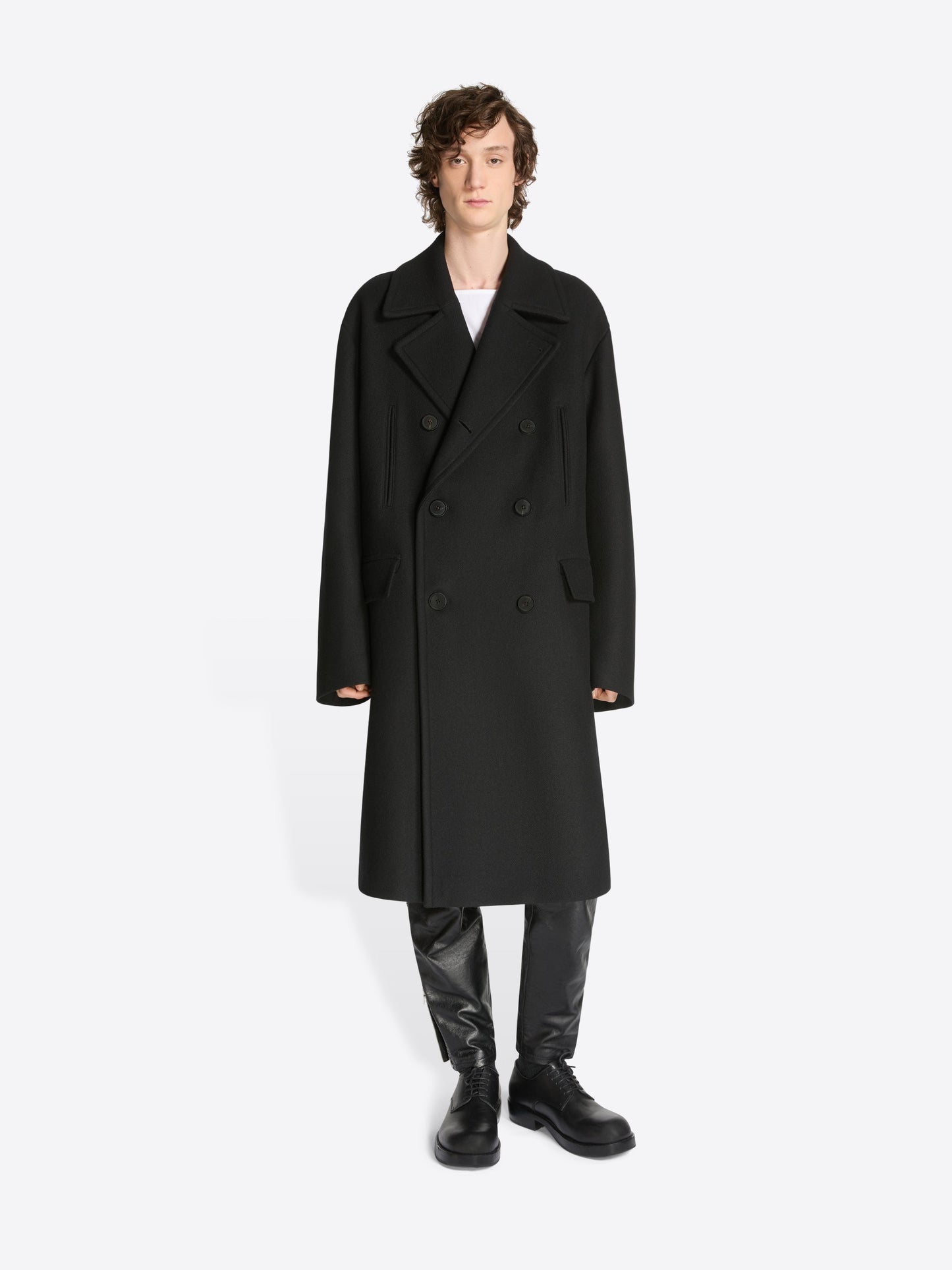 Wool Caban Coat