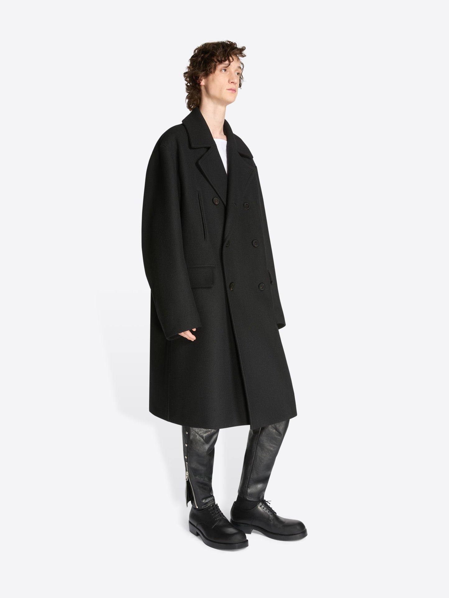 Wool Caban Coat