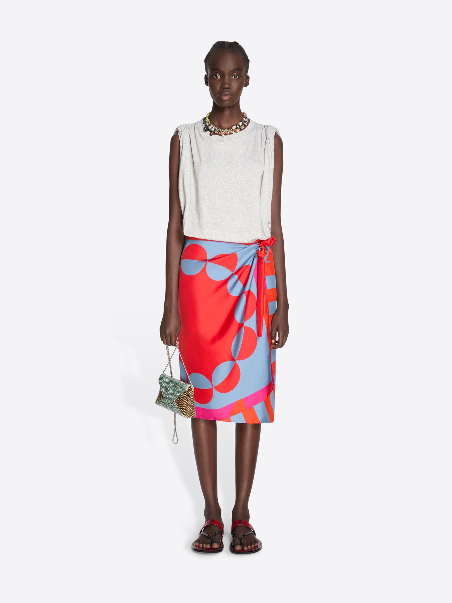 Wrap Scarf-Skirt