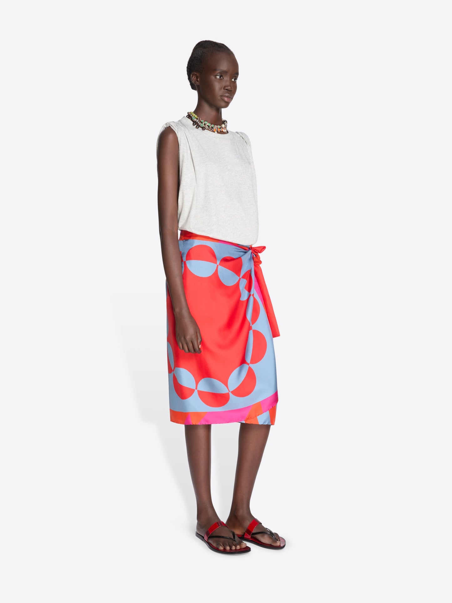 Wrap Scarf-Skirt