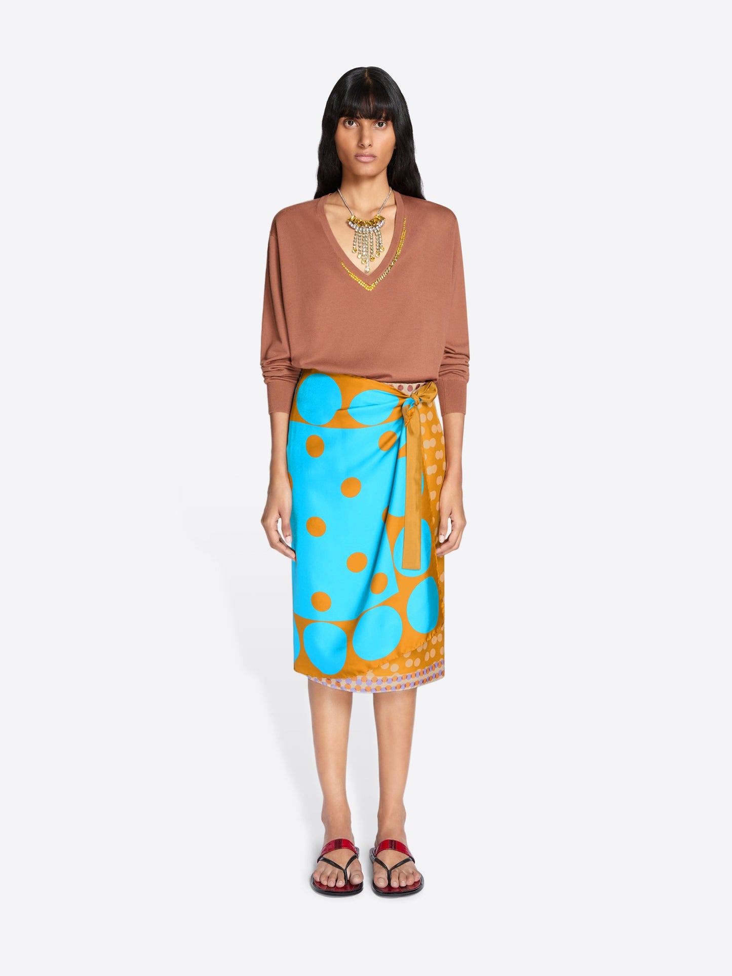 Wrap Scarf-Skirt