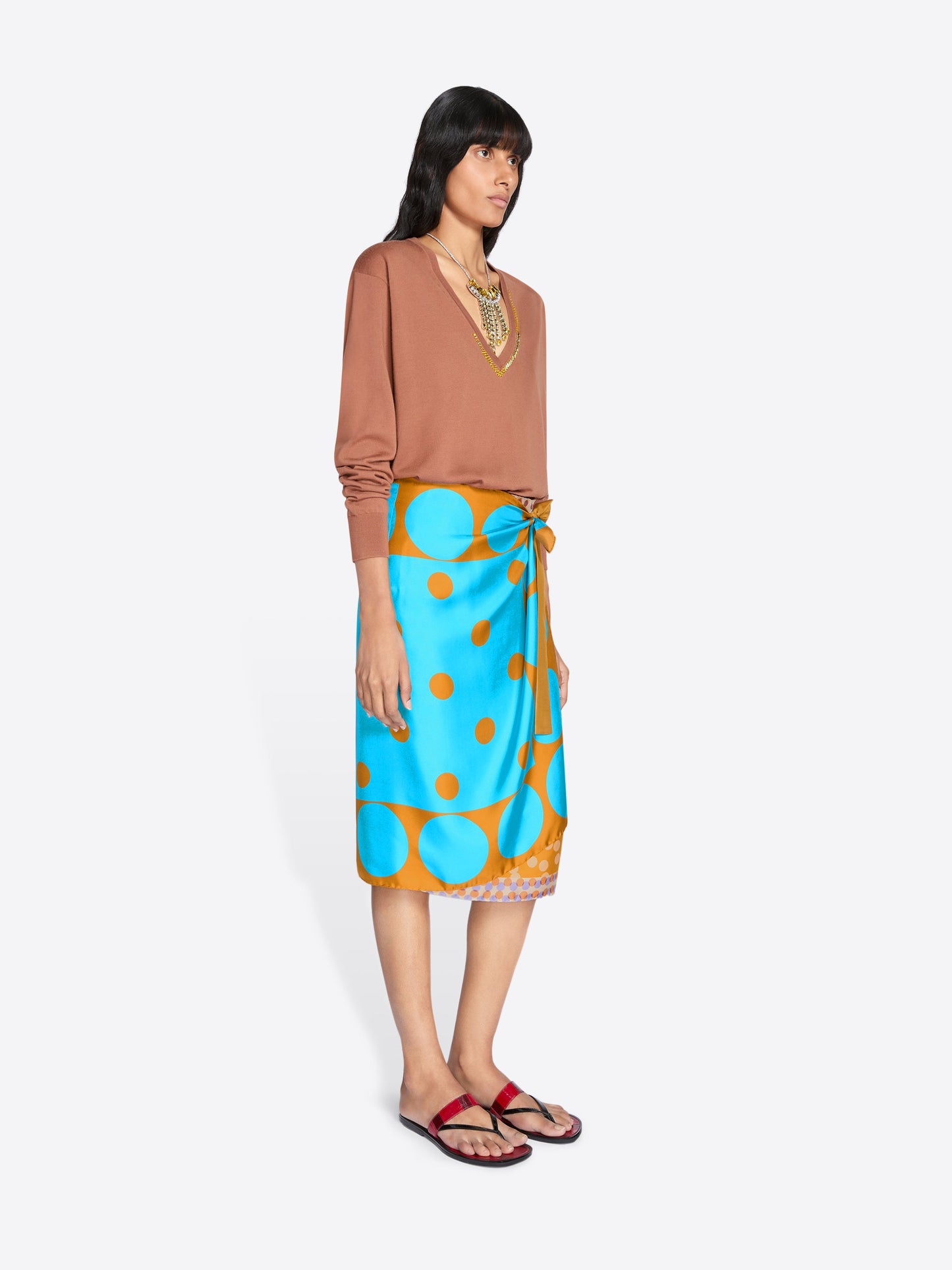 Wrap Scarf-Skirt