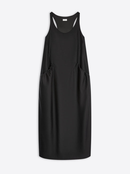 Wool Silk Evening Dress