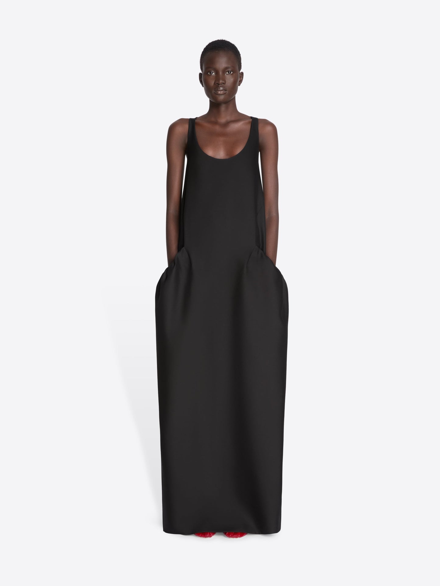 Wool Silk Evening Dress