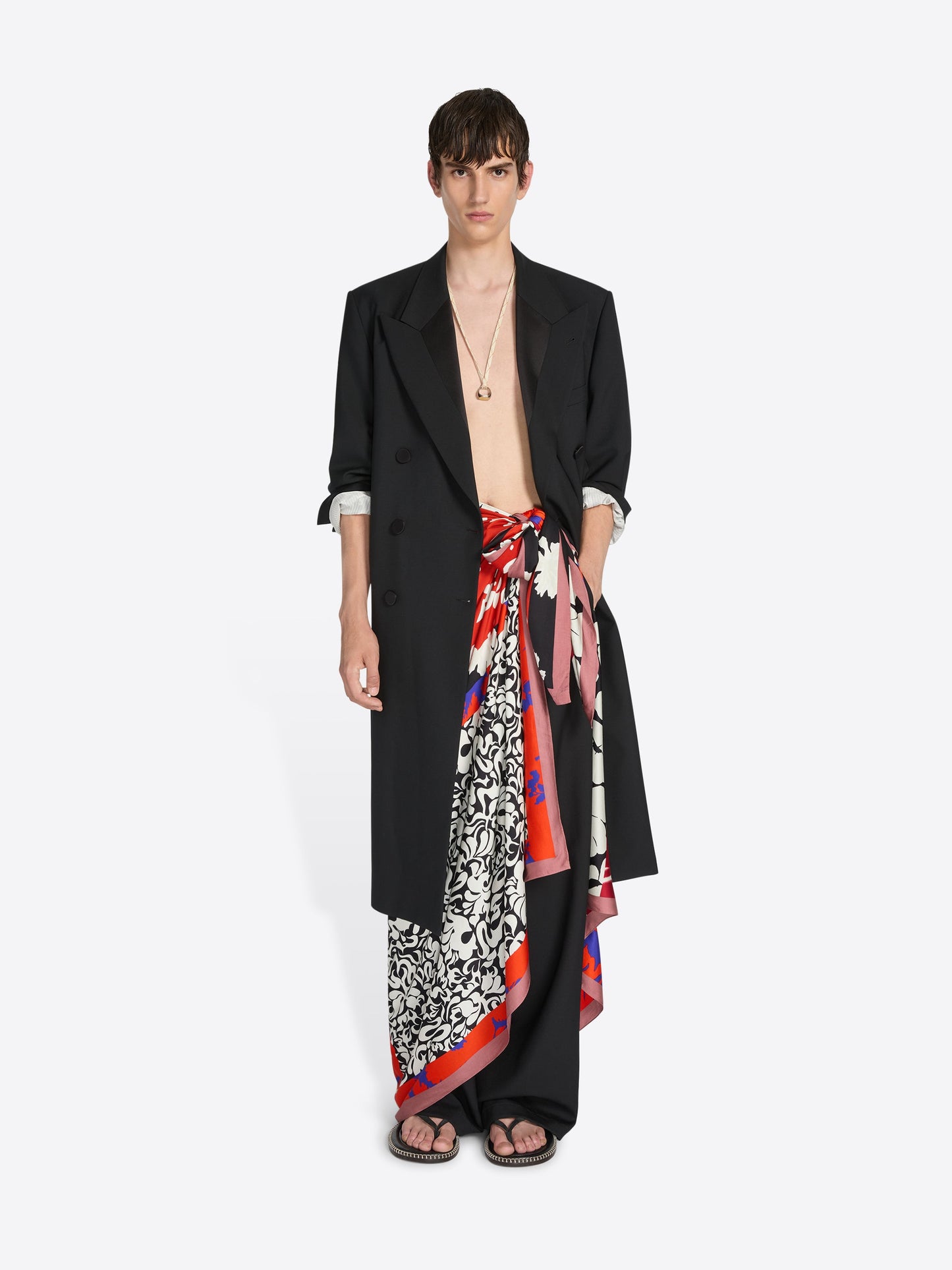 Wool Tuxedo Coat