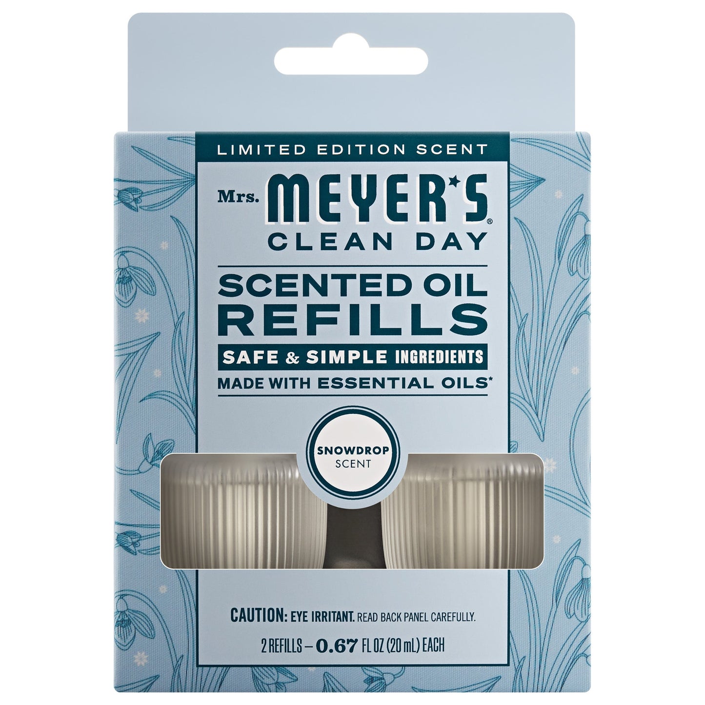 Mrs. Meyer's Snowdrop 2-Pack Plug-In Scented Oil Refills