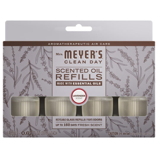 Mrs. Meyer's Lavender 4-Pack Plug-In Scented Oil Refills