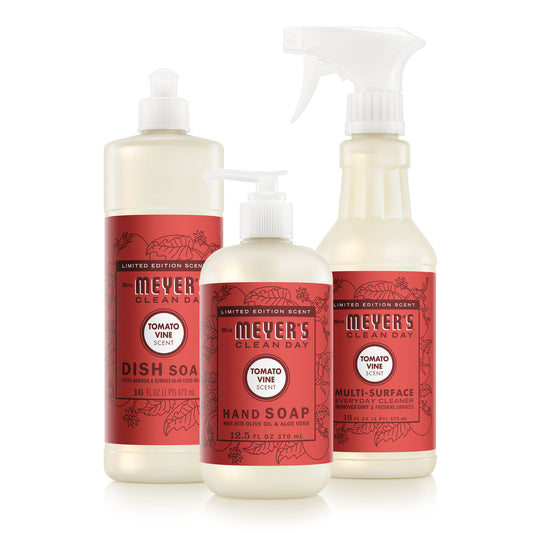 Mrs. Meyer's Tomato Vine Essential Kitchen Cleaning Set