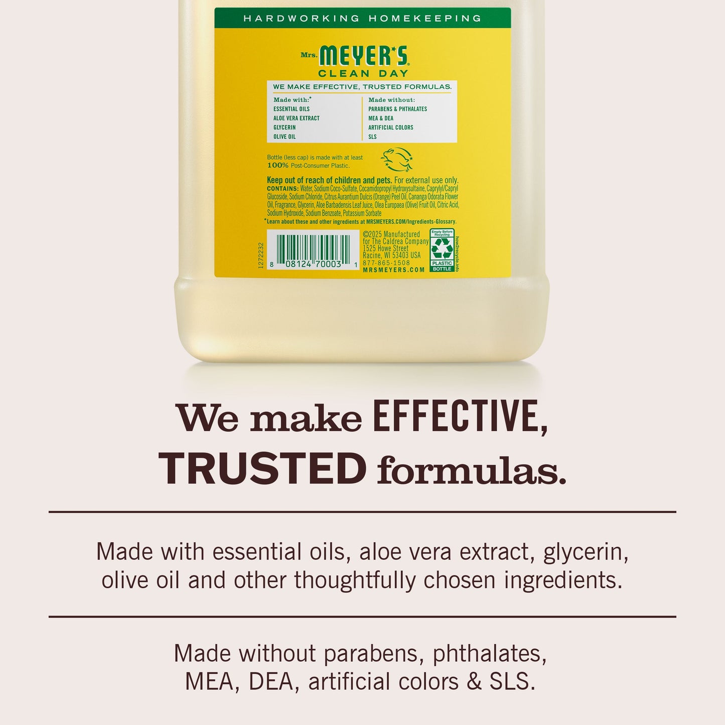 Mrs. Meyer's Honeysuckle Refill for Liquid Hand Soap