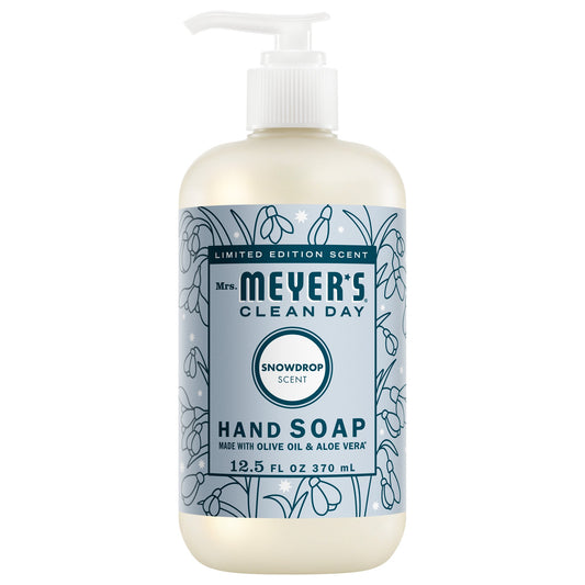 Mrs. Meyer's Snowdrop Garden-Scented Liquid Hand Soap