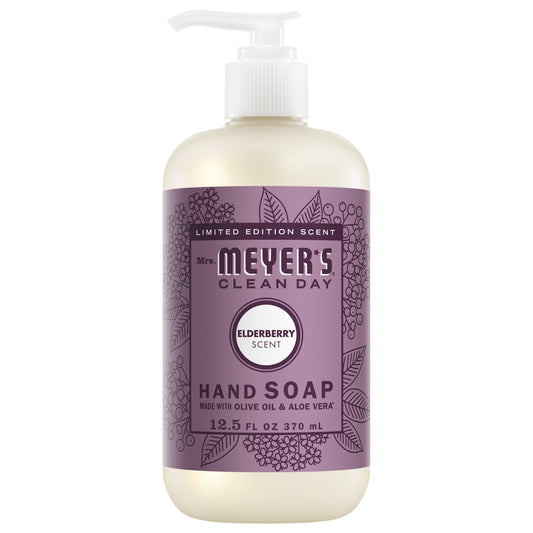 Mrs. Meyer's Elderberry Garden-Scented Liquid Hand Soap