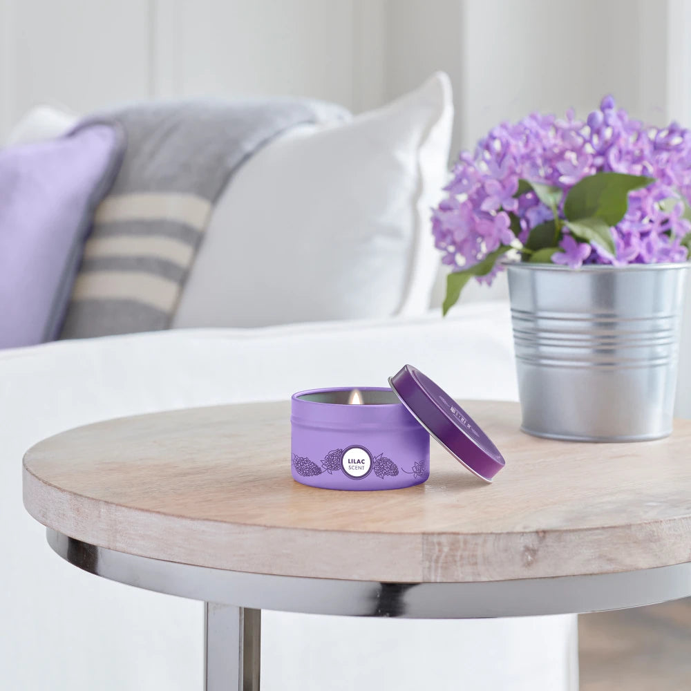 Mrs. Meyer's Lilac Garden-Scented Tin Candle