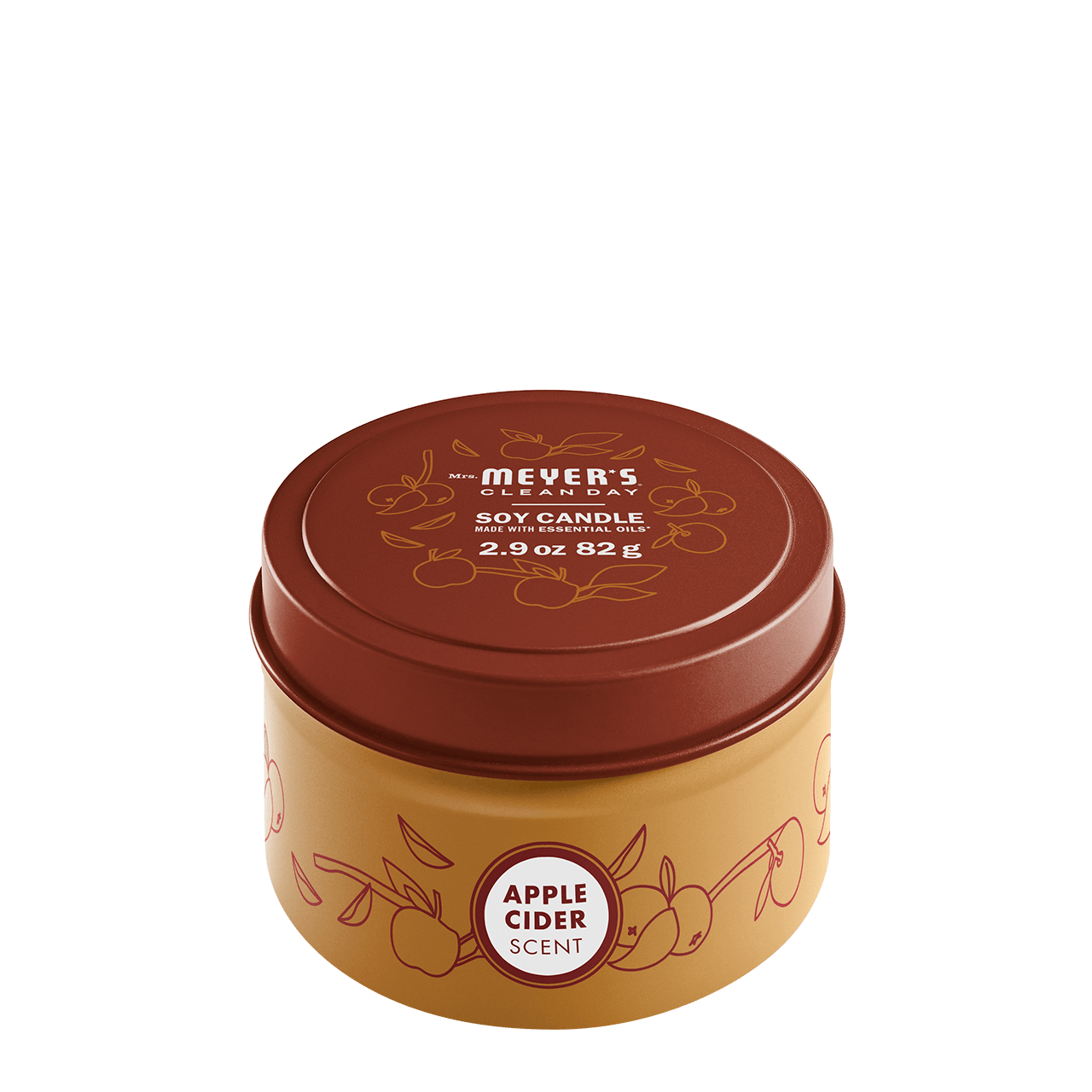 Mrs. Meyer's Apple Cider Garden-Scented Tin Candle
