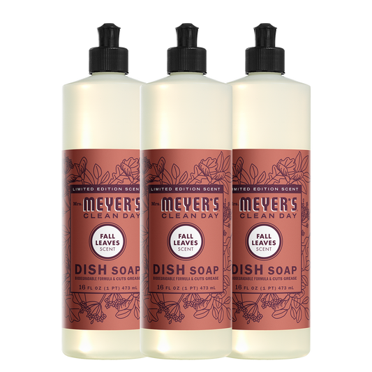 Mrs. Meyer's Fall Leaves 3-Count Liquid Dish Soap Bundle