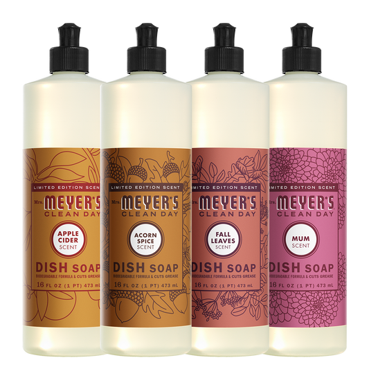 Mrs. Meyer's Fall Seasonal Liquid Dish Soap Collection