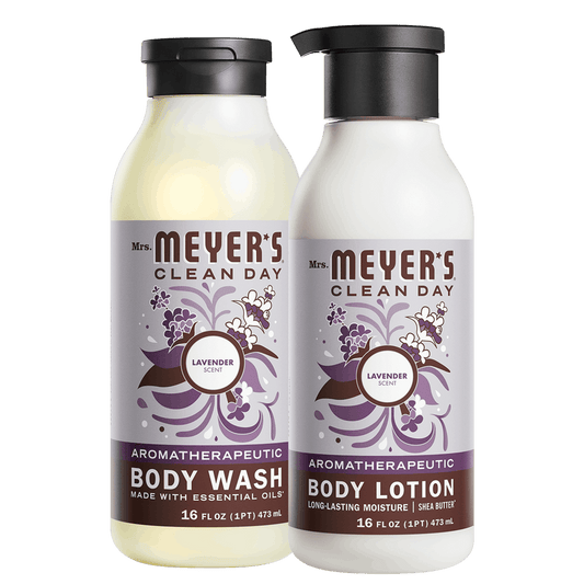 Mrs. Meyer's Lavender Body Wash and Lotion Care Set