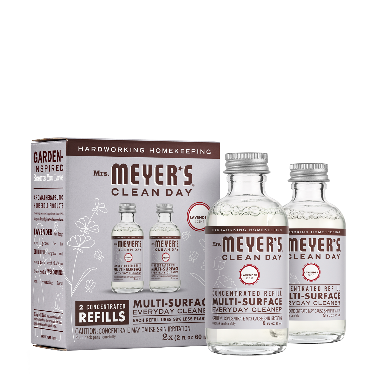 Mrs. Meyer's Lavender 2-Pack Multi-Surface Cleaner Concentrate Refills