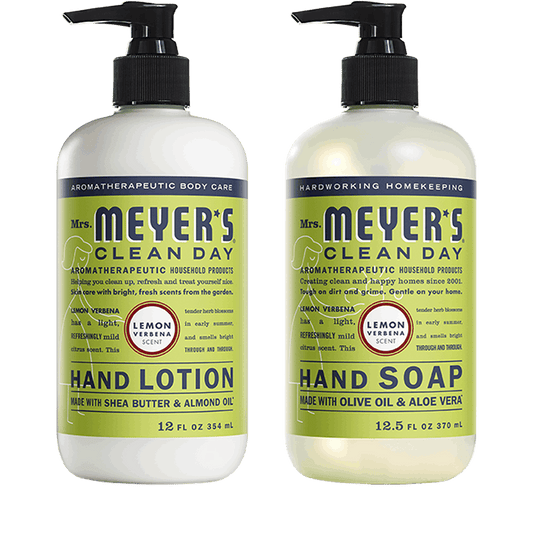 Mrs. Meyer's Lemon Verbena Essential Hand Care Set