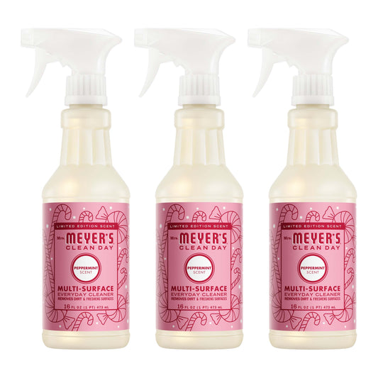 Mrs. Meyer's Peppermint 3-Count Everyday Multi-Surface Cleaner Bundle