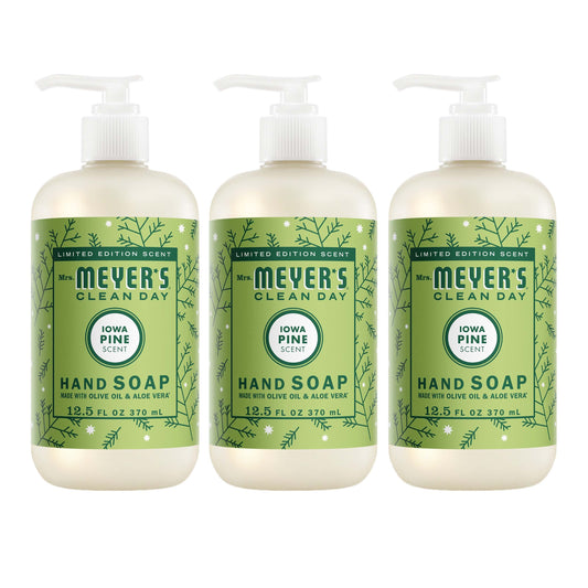 Mrs. Meyer's Iowa Pine 3-Count Liquid Hand Soap Bundle