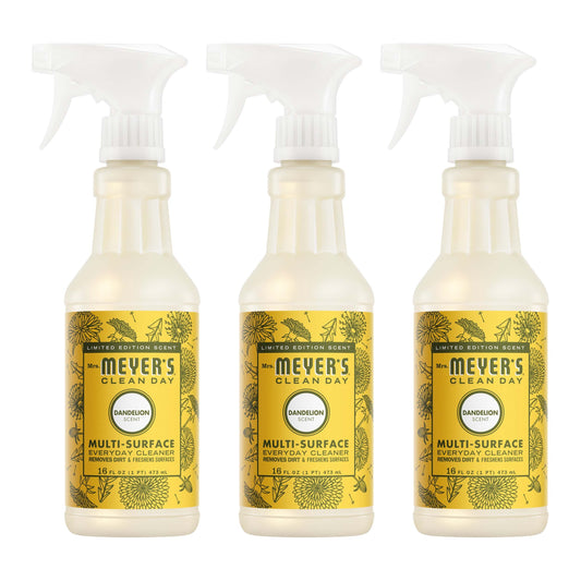Mrs. Meyer's Dandelion 3-Count Everyday Multi-Surface Cleaner Bundle