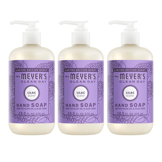 Mrs. Meyer's Lilac 3-Count Liquid Hand Soap Bundle