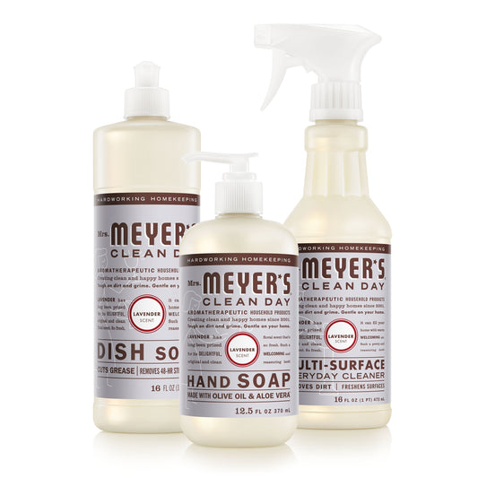 Mrs. Meyer's Lavender Essential Kitchen Cleaning Set