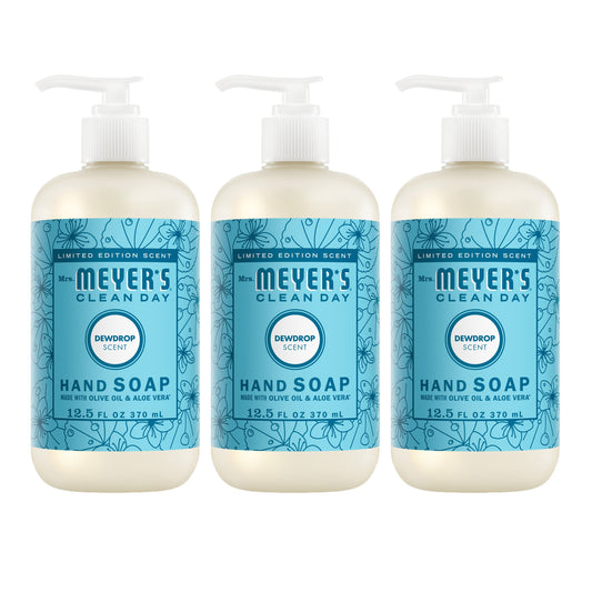 Mrs. Meyer's Dewdrop 3-Count Liquid Hand Soap Bundle