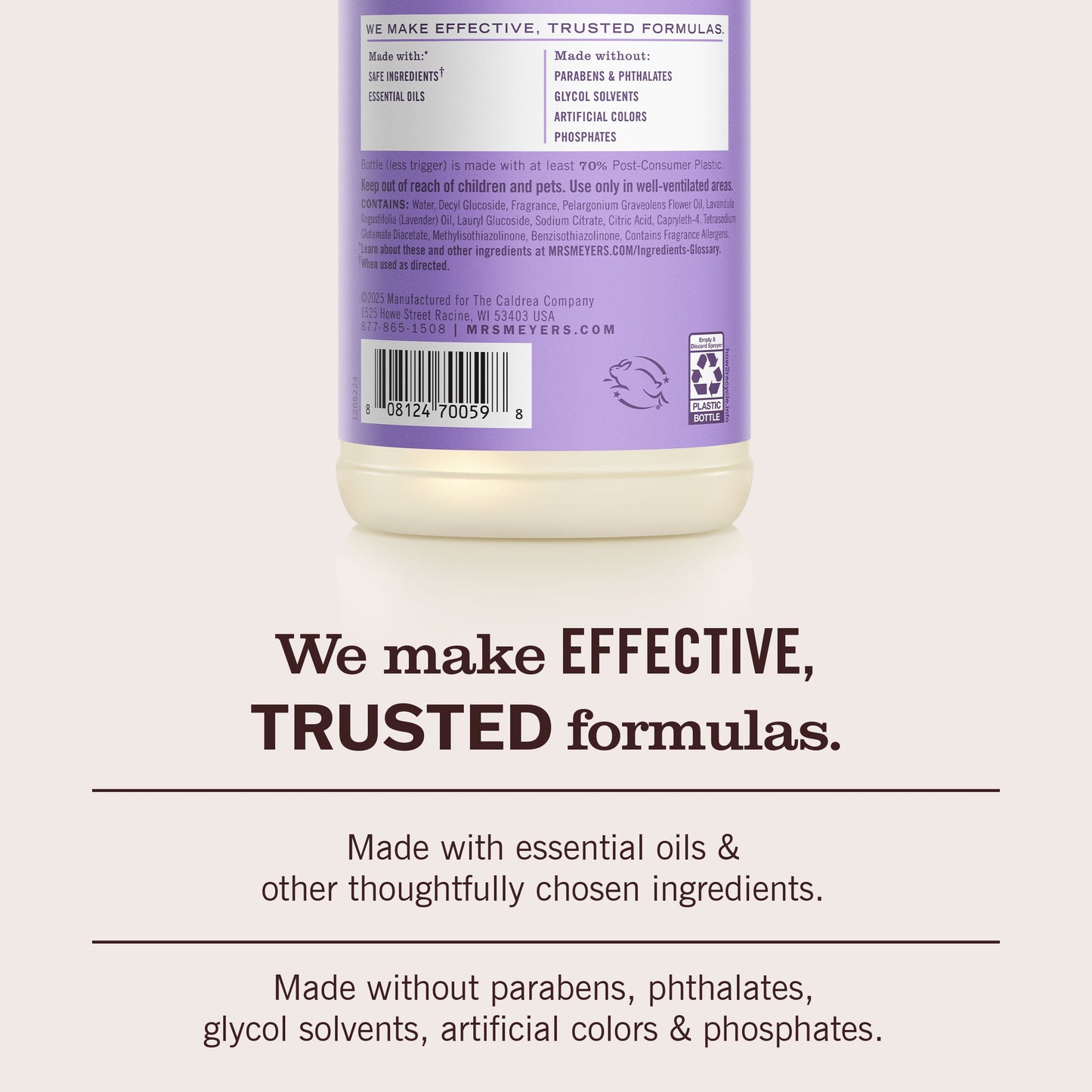 Mrs. Meyer's Lilac Everyday Multi-Surface Cleaning Spray