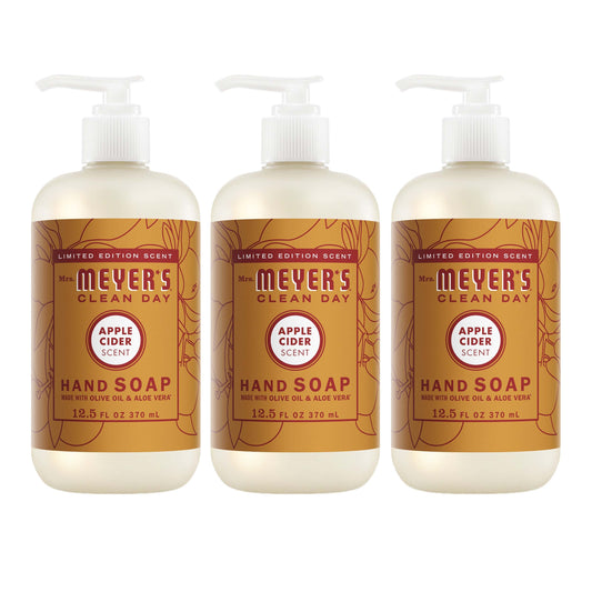Mrs. Meyer's Apple Cider 3-Count Liquid Hand Soap Bundle