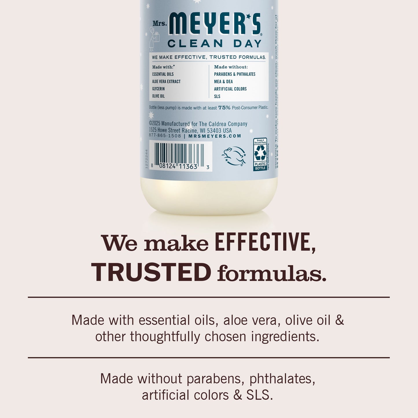 Mrs. Meyer's Snowdrop Garden-Scented Liquid Hand Soap